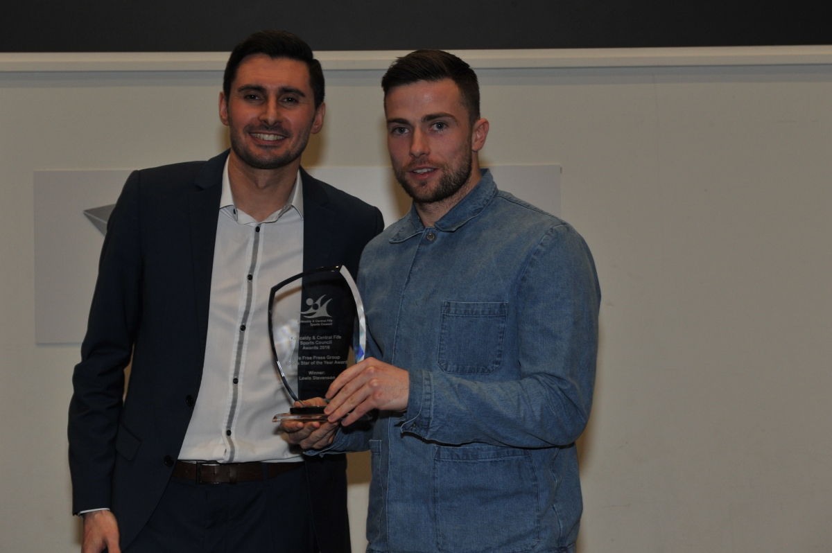 Sports Star of the Year Lewis Stevenson